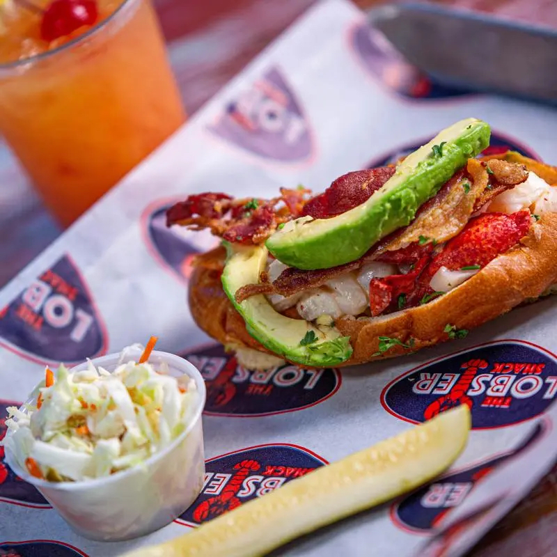 The Lobster Shack lobster roll