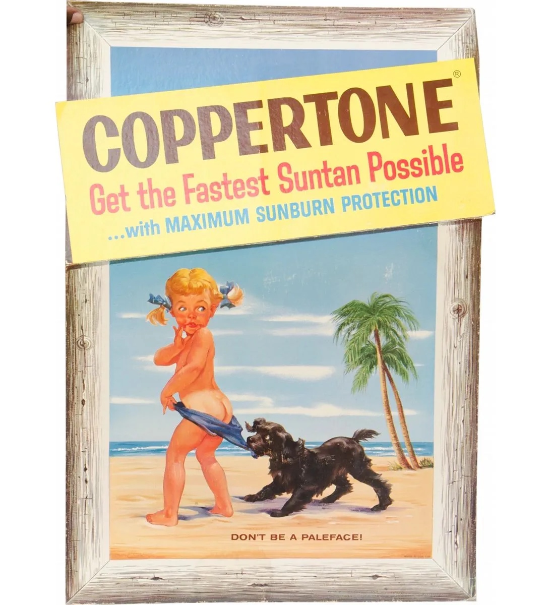 Coppertone Sunscreen Old Advertisment