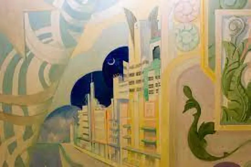 Miami Metamorphosis acrylic art piece on canvas